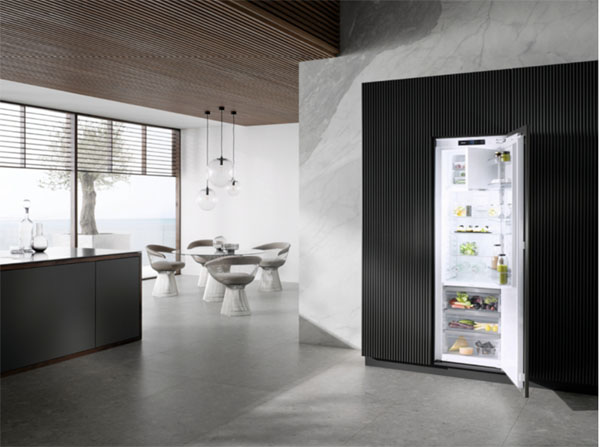 Miele嵌入式冰箱完美地融入用户的家居环境